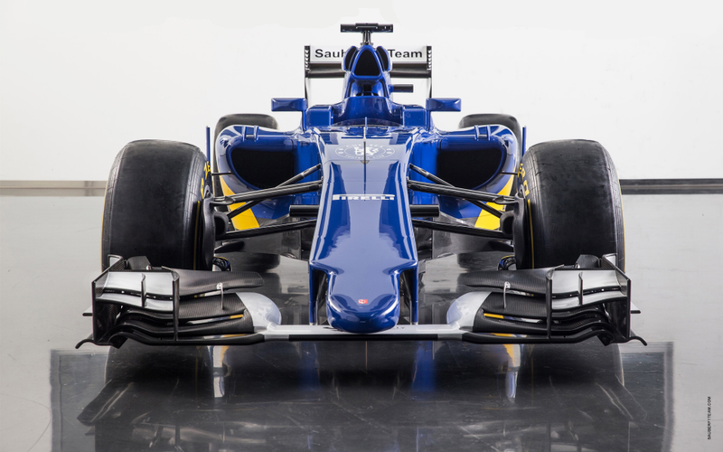 Illustration for article titled Sauber Paints Its F1 Car An Actual Color; IKEA Fans Everywhere Rejoice